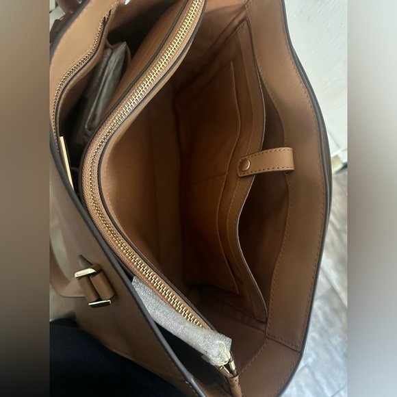 NEW NWT Tory Burch Robinson Small Tote Double Zip Tote Black Purse - Picture 8 of 11